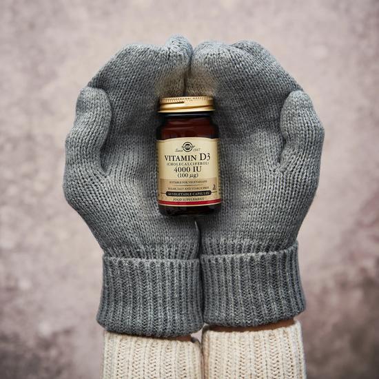 Solgar Vitamin D3 4000 IU Vegetable Capsules x 60