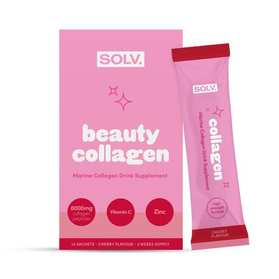 SOLV Cherry Liquid Collagen Sachets 14 Sachets