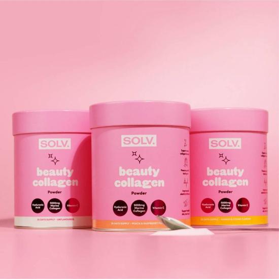 SOLV Collagen Mango & Lychee Powder 188g