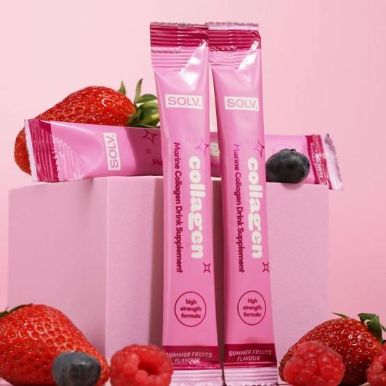 SOLV Summer Fruits Liquid Collagen Sachets 14 Sachets