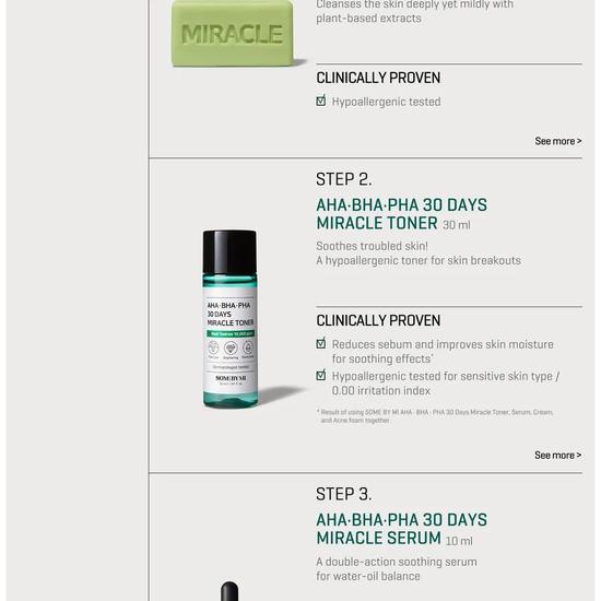 Some by Mi AHA.BHA.PHA 30 Days Miracle Starter Kit