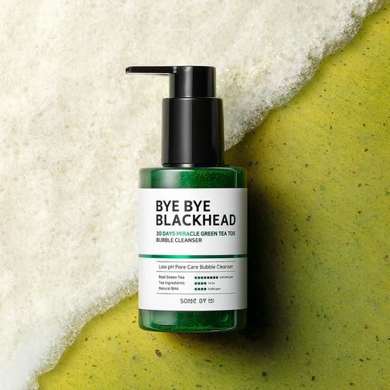 Some by Mi Bye Bye Blackhead 30 Days Miracle Green Tea Tox Bubble Cleanser