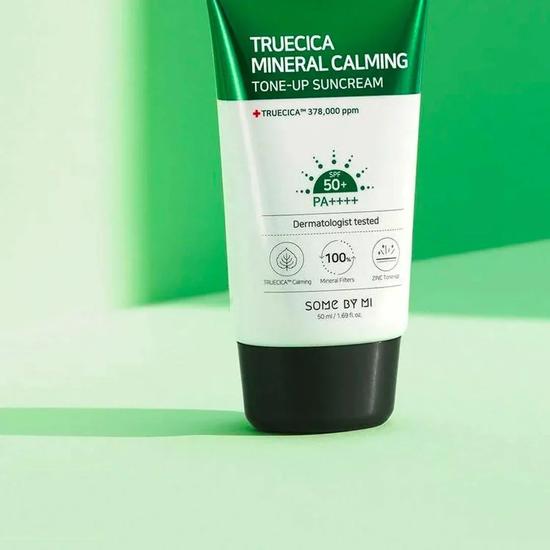 Some by Mi Truecica Mineral Calming Tone-Up Sun Cream SPF 50+ 50ml