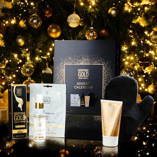 SOSU by SJ Advent Calendar 5-piece set of tanning essentials.