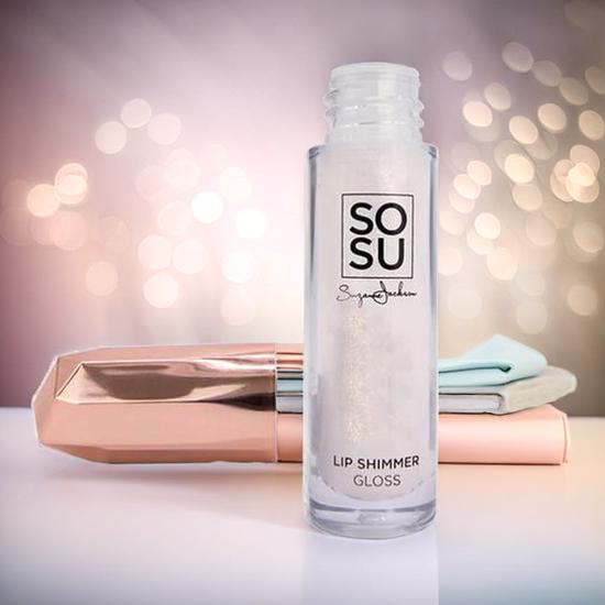 SOSU by SJ Let Them Talk Shimmer Lip Gloss If You Say So (Clear gloss, hint of shimmer)