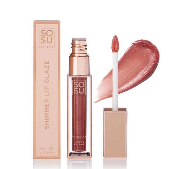 SOSU by SJ Shimmer Lip Glaze Rose Gold