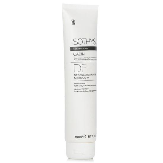Sothys Cosmeceutique DF Desquacrem Forte Microderm Deep Cleanser With Salicylic Acid & Rice Granules Salon Size 150ml