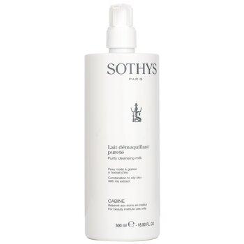 Sothys Purity Cleansing Milk For Combination To Oily Skin With Iris Extract 500ml