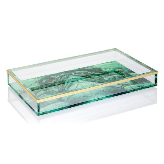 Spectrum Collections Malachite Tray