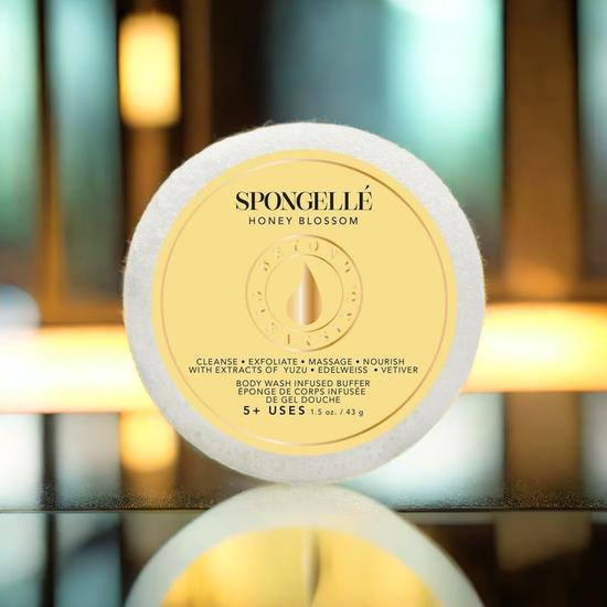 Spongelle Body Wash Infused Buffer Travel-Size: Bulgarian Rose