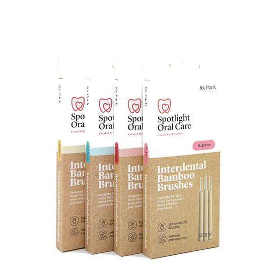 Spotlight Oral Care Interdental Bamboo Brushes 0.5mm (8 pack)