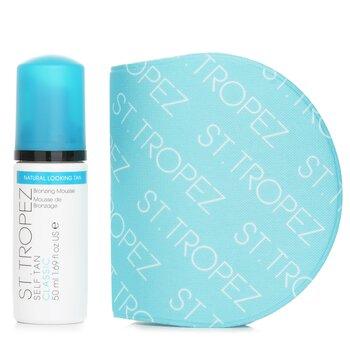 St Tropez Self Tan Classic Mini Kit: Bronzing Mousse + Application Mitt 2pcs