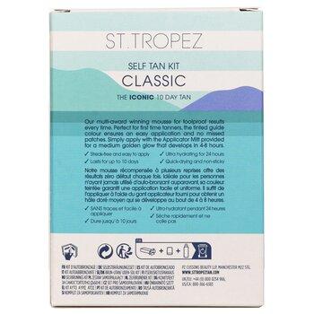 St Tropez Self Tan Classic Mini Kit: Bronzing Mousse + Application Mitt 2pcs