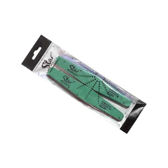 Star Nails Diamond File 80/80 4pk