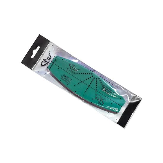 Star Nails Half Moon File 220/220 4pk