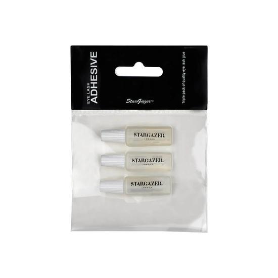 Stargazer Clear Eyelash Glue Triple Pack