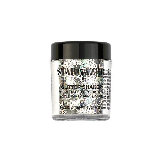 Stargazer Shapes Face Glitter Shaker Blue Butterfly
