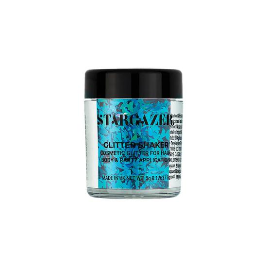 Stargazer Shapes Face Glitter Shaker Blue Butterfly