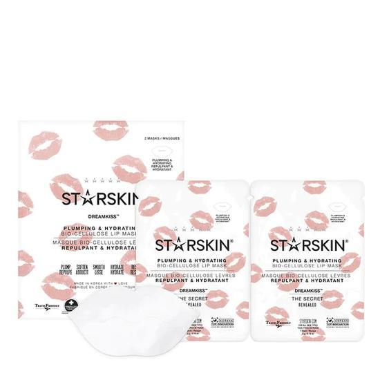 STARSKIN Dreamkiss Plumping & Hydrating Bio-Cellulose Lip Mask 2 Lip Masks