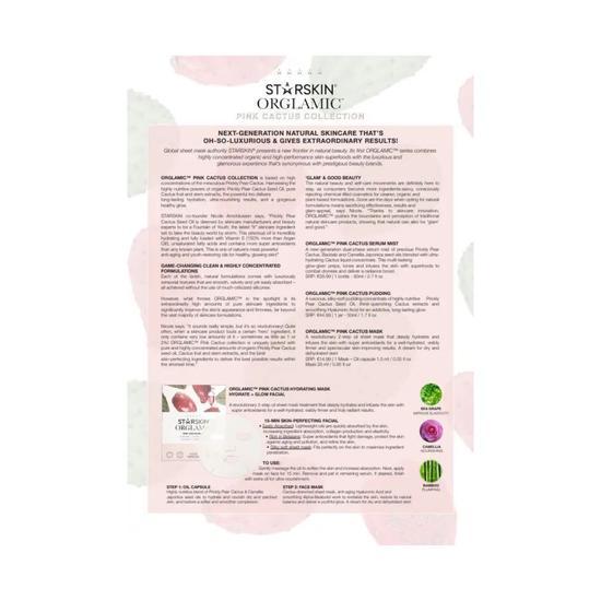 STARSKIN Orglamic Pink Cactus Oil Mask
