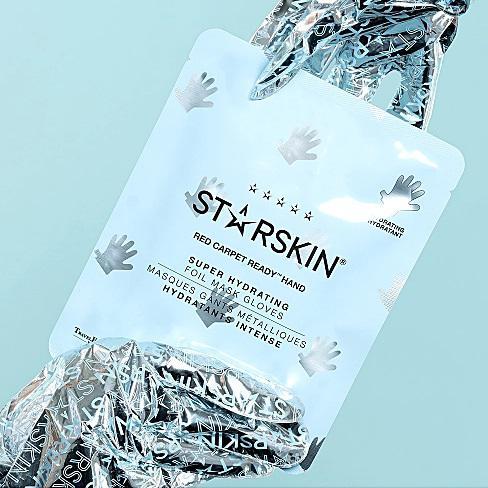 STARSKIN Relax Masking Set Glowstar Foaming Peeling Puff + VIP The Gold Mask + Eye Mask + Red Carpet Ready Hand + Dreamkiss + Headband
