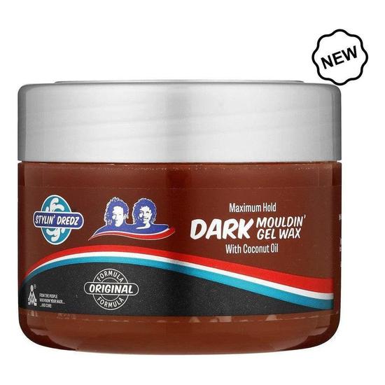 Stylin' Dredz Dredz Maximum Hold Dark Mouldin Gel Wax With Coconut Oil 500ml