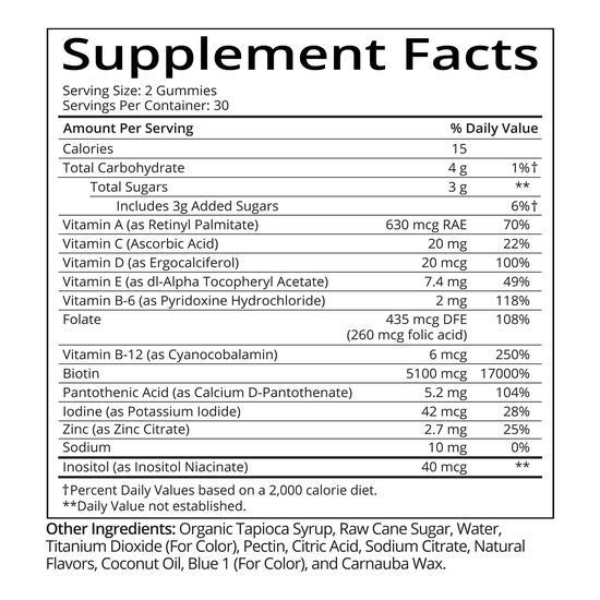 SugarBearHair Hair Vitamins 1 Month Supply (60 Gummies)