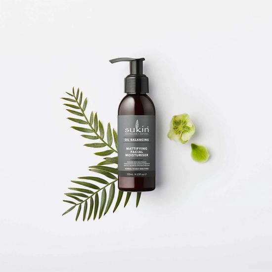 Sukin Australian Natural Skin Care Oil Balancing Mattifying Facial Moisturiser 125ml