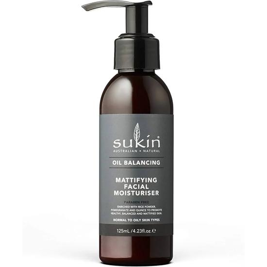 Sukin Australian Natural Skin Care Oil Balancing Mattifying Facial Moisturiser 125ml