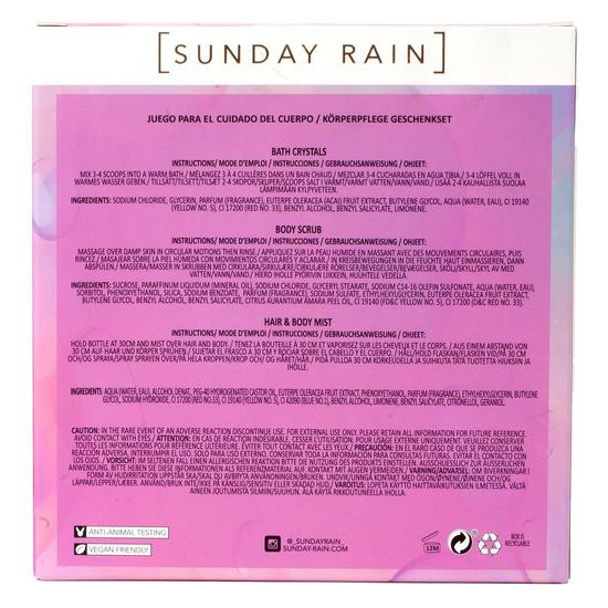 Sunday Rain Acai Berry Gift Set Shampoo, Conditioner, Mask & Treatment