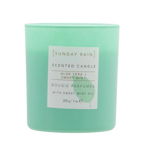 Sunday Rain Aloe Vera & Sweet Mint Soy Candle 265g