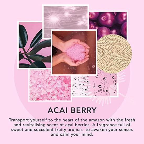 Sunday Rain Bath Crystals Acai Berry 500g