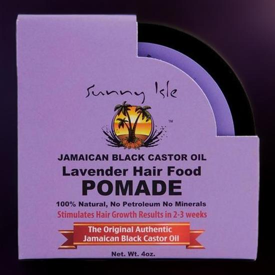 Sunny Isle Jamaican Black Castor Oil Lavender Hair Food Pomade 4oz