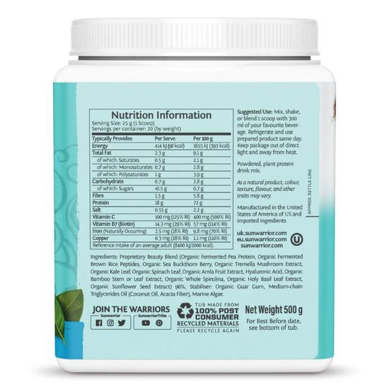 SunWarrior Collagen Building Protein Peptides Unflavoured 500g