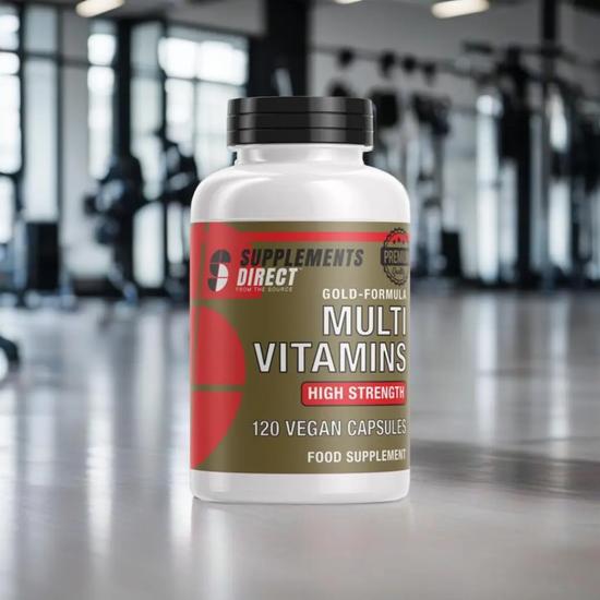 Supplements Direct Multi Vitamins Gold-Formula Vegan Capsules 120