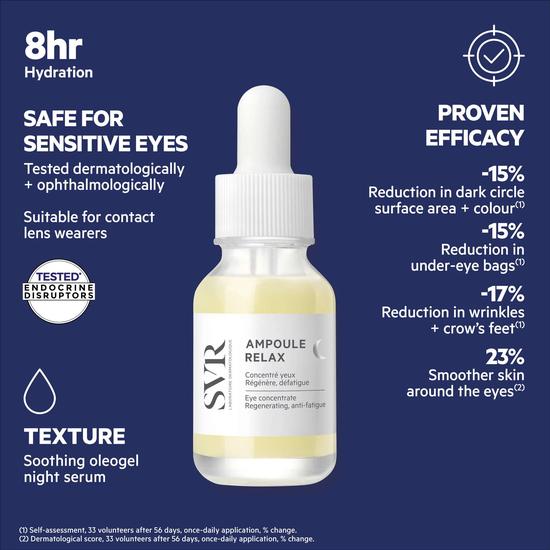 SVR Ampoule RELAX Night Eye-Serum 15ml