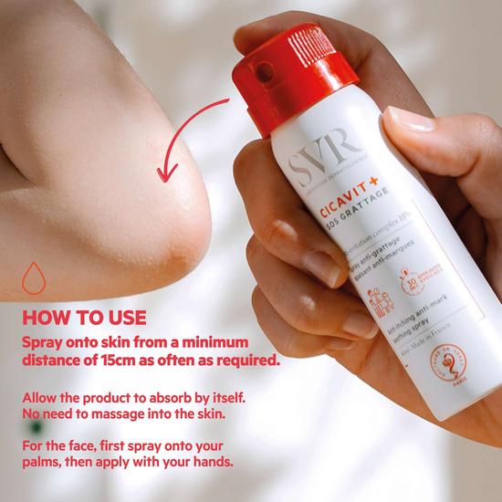 SVR CICAVIT+ SOS Anti-Itch Face & Body Spray All Ages 40ml