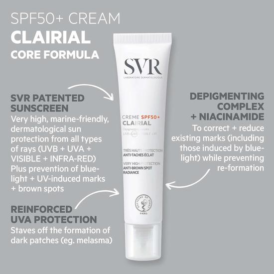 SVR CLAIRIAL Pigmentation Cream SPF 50+ 40ml