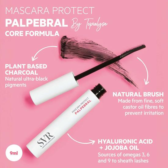 SVR PALPEBRAL Black Mascara Protect For Sensitive Eyes 9ml