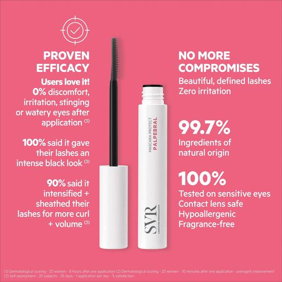 SVR PALPEBRAL Black Mascara Protect For Sensitive Eyes 9ml