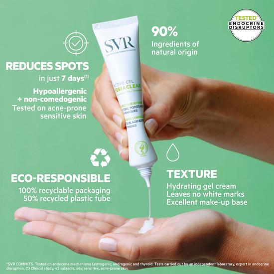 SVR SEBIACLEAR Active Gel Cream Blemishes & Breakout Treatment