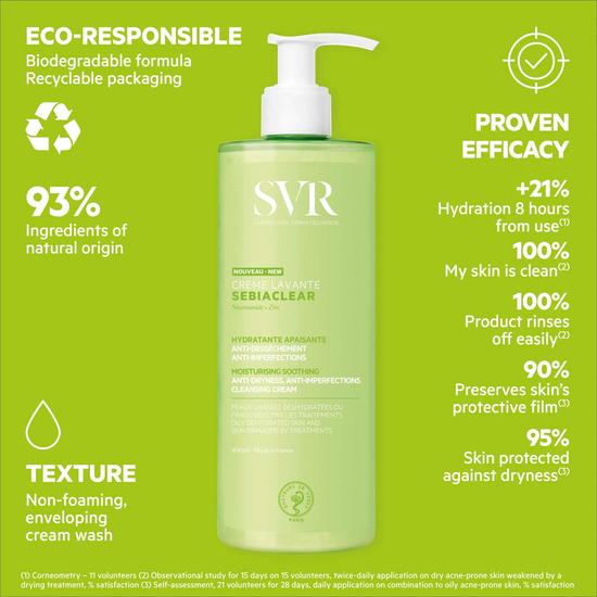 SVR SEBIACLEAR Creme Lavante 55ml