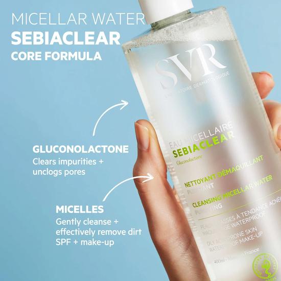 SVR SEBIACLEAR Micellar Water For Oily & Acne-Prone Skin 75ml