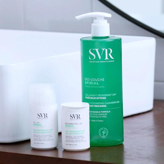 SVR SPIRIAL Deo Douche Shower Deodorant Gel Cleanser 55ml