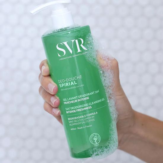 SVR SPIRIAL Deo Douche Shower Deodorant Gel Cleanser 55ml