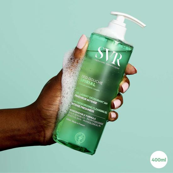 SVR SPIRIAL Deo Douche Shower Deodorant Gel Cleanser 55ml
