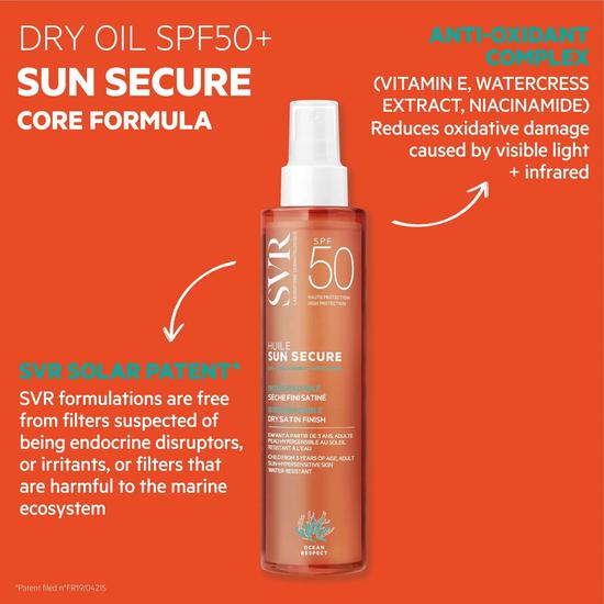 SVR SUN SECURE Dry Oil SPF 50+ 200ml