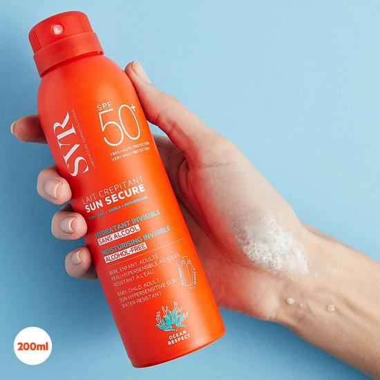 SVR SUN SECURE Fizzy Milk SPF 50+ 200ml