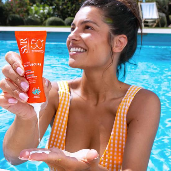 SVR SUN SECURE Fluid SPF 50 Face Cream For Hypersensitive Skin All Ages 50ml
