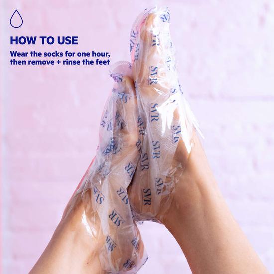 SVR XERIAL Peel Exfoliating Socks For Damaged Feet & Heels 2pcs